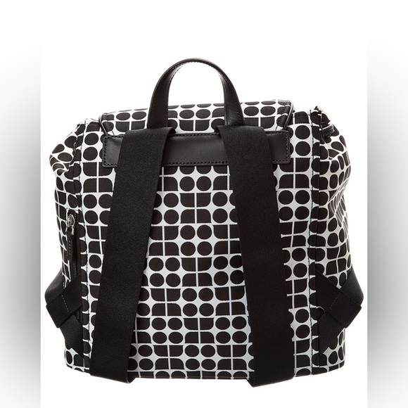 NEW Kate Spade Black and White Jacquard Fabric Backpack main image 5